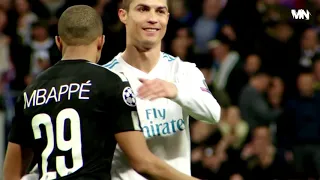 El día que mbappé conoció a cristiano ronaldo.