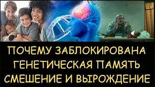 ✅ Н.Левашов. Почему заблокирована генетическая память. Смешение и вырождение рас