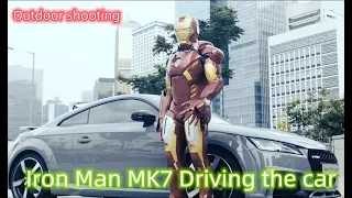 1:1 Iron Man MK7 Suit  Wearable Armour,Driving Car