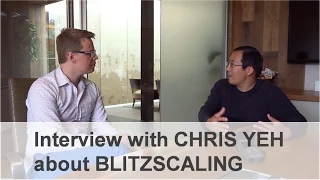 Chris Yeh talking about Blitzscaling