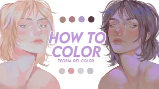 Cómo colorear piel | Teoría del color y cómo armonizar colores