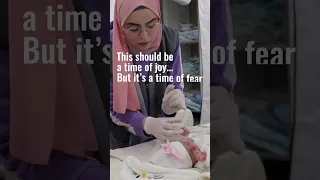 Meet Lana — the first baby born at our maternity unit in Gaza.