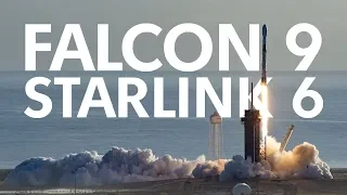 Трансляция пуска Falcon 9 (Starlink 6)