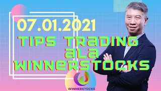 Tips Trading ala Winnerstocks part 2 - Market Review 07.01.21
