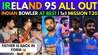 IND 🇮🇳 BEAT IRE BY 8 WKTS🇮🇪 IN T20WC | INDIAN BOWLERS AT BEST🥵| PAKISTANI REACTION