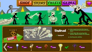 Stick War Legacy Update - Undead Skin Unlocked - New Skin Update (android, iOS) Gameplay 2021