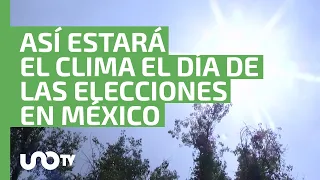 Prevé tu salida para votar: así estará el clima este domingo 2 de junio