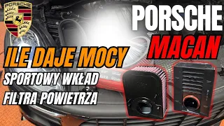 #225 Coobcio & Basia - Porsche Macan 2.0 TFSI. Ile mocy dodaje sportowy wkład filtra powietrza?