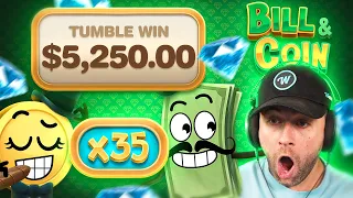 CRAZY TUMBLE WINS pay MASSIVE on EVERY SPIN on the *NEW* BILL & COIN!! (Bonus Buys)