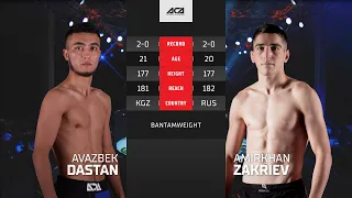 Авазбек Дастан vs. Амирхан Закриев | Avazbek Dastan vs. Amirkhan Zakriev | ACA YE 41