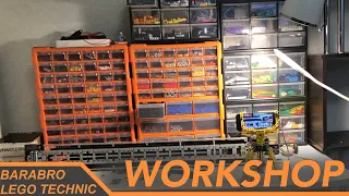 Обзор моей Лего Техник мастерской / Как хранить детали / LEGO TECHNIC WORKSHOP