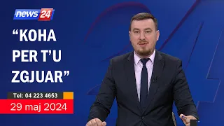 29 maj 2024 "Telefonatat e Teleshikuesve" në News24 - "Koha për t'u zgjuar" ne studio Klevin Muka