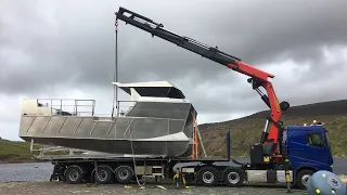 Building a 10m aluminium catamaran for home fitout.