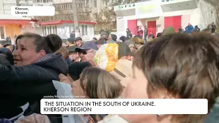 The situation in the south of Ukraine. Kherson region