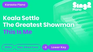 This Is Me Karaoke | Keala Settle, The Greatest Showman (Piano Karaoke)