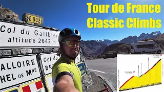 Classic TOUR de FRANCE Climbs - Episode 8: Col du Galibier + Col du Telegraphe: THE BIG ONE!