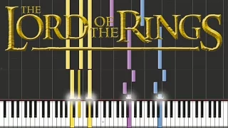 The Lord Of The Rings - One Ring To Rule Them All | Piano Tutorial