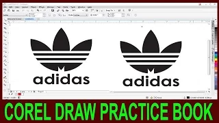 How To Make Logo In Corel Draw || Corel Draw Adidas Logo Degine In Hindi ||