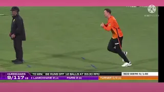 Sandeep lamichhane batting in bbl :hitting big six 6,6