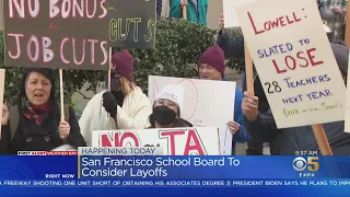 SFUSD Layoffs:  School Board To Discuss Possible Layoffs