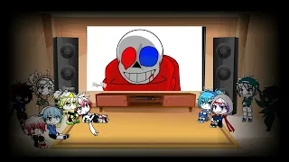 (Old) Sans AUS React to VHS Sans vs Sans AUS Part 1 & 2 (Requested)