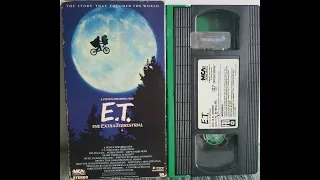 Opening And Closing To E.T. The Extra-Terrestrial (1982) (1988) VHS