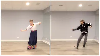 刘福洋大师课  藏舞《玛尼情歌》 两种风格对比版