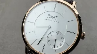 Piaget Altiplano XL (G0A35131) Thin Rose Gold Dress Watch Piaget Watch Review