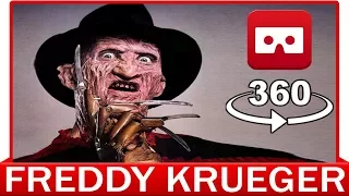 360° VR VIDEO - NIGHTMARE on Elm Street - Freddy Krueger | First Person | Friday The 13Th