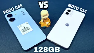 Under 8000 Rupees Smartphone ⚡ Poco C65 🆚 Moto G14 ⚡ Unboxing & Comparison