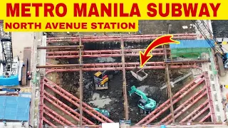 Metro Manila Subway North Avenue Station Update