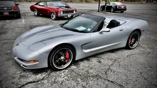 Test Drive 1998 Corvette Convertible SOLD $13,900 Maple Motors 58k Miles #499-1