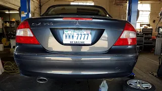 Mercedes-Benz CLK350A with intake manifold code