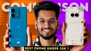 Nothing Phone 2a vs Moto Edge 40 neo 🔥Best 5g phone under 25000