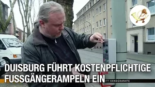 Duisburg führt kostenpflichtige Fußgängerampeln ein [Postillon24]