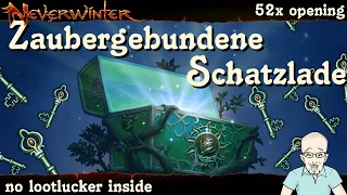 NEVERWINTER: 52x Zaubergebundene Schatzlade öffnen -VIP Schlüssel- Showcase- Pechvogel  PS4 deutsch