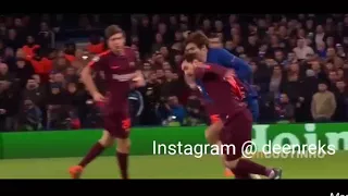 messi vs chelsea ucl away 2018 (special moves, goal, passes and skills)