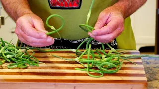 How to Harvest and Use Garlic Scapes