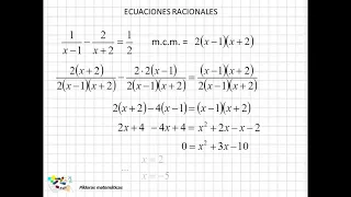 01 Ecuaciones racionales