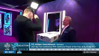 Lions select Aidan Hutchinson with #2 overall pick | 2022 NFL Draft