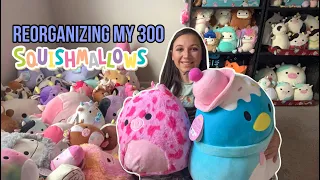 Reorganizing my ENTIRE 300+ Squishmallow collection! | Squishmallow room tour