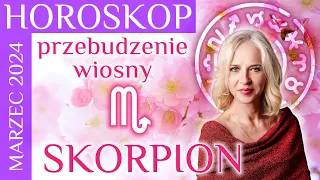 SKORPION- horoskop na marzec 2024. Faza podsumowania i życiowych decyzji.