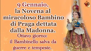 9 Gennaio, la novena al miracoloso Bambino di Praga dettata dalla Madonna.Ottavo giorno.