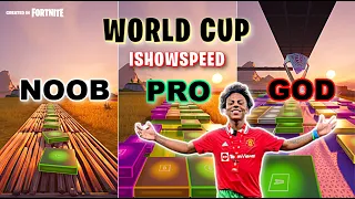 IShowSpeed - World Cup - Noob vs Pro vs God (Fortnite Music Blocks)