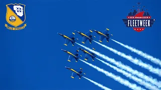 [4K] 2021 U.S. Navy Blue Angels : San Francisco Fleet Week (Sunday Demo) Comms Included!