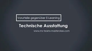 Vorurteile gegenüber E-Learning. Vorurteil 1: Komplizierte technische Ausstattung