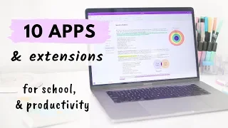 10 Apps & Extensions for School & Productivity all students need! 🖥