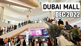 Dubai Mall 4K Complete Walking Tour, Burj Khalifa, Fountain Show, Ice Rink | United Arab Emirates 🇦🇪