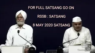 8 MAY 2020 SATSANG IN BEAS