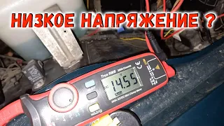 Низкое напряжение ВАЗ 2107  Дубляж генератора